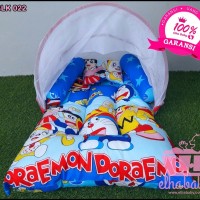 Jual Perlengkapan Baby Baru Lahir | Tempat Tidur Bayi Motif Doraemon KBLK22 Murah