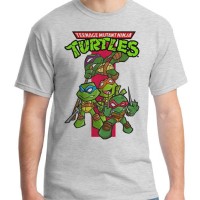 Jual Cartoon - Kaos Superhero / Teenage Mutant Ninja Turtle / Baju Pria Murah
