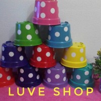 Jual pot polkadot ukuran 17 Murah