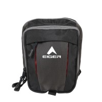 Tas Eiger Selempang Pria Wanita Travel Pouch Scoria - Hitam Original