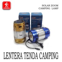 Jual Lampu Tenda Zoom Solar Cell Lentera Camping Tarik Langsung Nyala XRB Murah