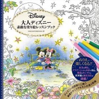 Jual buku impor _Disney Lovely coloring lesson book for adult F/S from Japa Murah