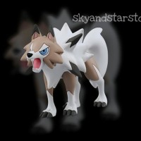 Jual Takara Tomy Moncolle EX Pokemon Sun Moon ESP-08 Lycanroc Midday Form Murah
