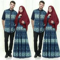 Jual READY set baju couple Muslim#nmcpbergonavy Murah