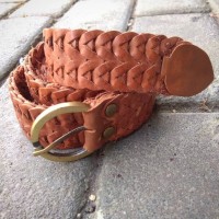 havana leather belt / ikat pinggang wanita(kulit sapi kepang)