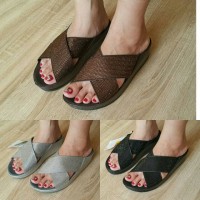 Jual SANDAL / SENDAL WANITA /SENDAL NYAMAN / FITFLOP CRYST SLIDE Murah