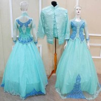 Lune Gown Couple Baju Pengantin Kebaya Free Petucoat, Kamisol, Selop