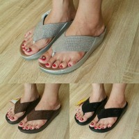 Jual SANDAL / SENDAL WANITA / SENDAL JEPIT / FITFLOP CRYST FLIP Murah