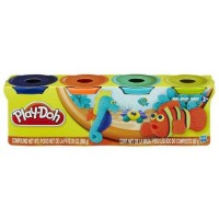 Jual Play-Doh 4 - Pack of Bold Colors (560g) Murah