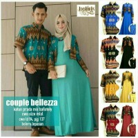 BATIK COUPLE SARIMBIT SERAGAM PESTA HIJAB BAJU MUSLIM GAMIS KELUARGA