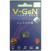 V-Gen Micro SD Kartu Memori 8GB Class 6 Memory Card Vgen