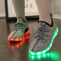 Jual Sepatu Anak Lampu LED USB Charge Murah