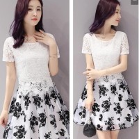 Jual Baju Dress Wanita Import Polyester lace mesh 32 Murah
