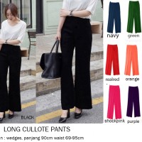 Jual Long Wide Pants / Kulot panjang / Maxi Kulot / Cullote Murah