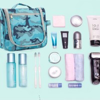 Jual Camouflage Toiletries Bag / Tas kosmetik toilet Loreng Militer Murah
