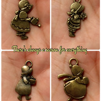 Jual charm bronze charm four season charm unik liontin bagcharm Murah