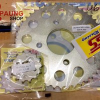 Jual Gear Depan Belakang SSS 428 Megapro/CB150/CBR150/Sonic 46T - 50T Murah