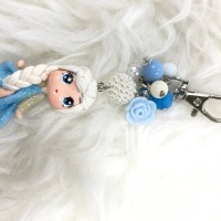 Jual Bagcharm Elsa Frozen Clay Doll Disney Princess Gantungan Tas Handmade Murah