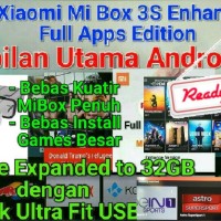 Jual * ROOTED * Xiaomi Hezi Mi Box 3S PRO 3 Enhanced 4K Android Smart TV Murah