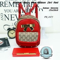 Tas Wanita - Slempang - Jam Tangan Wanita - Lokal 15350 Paket 2 in 1