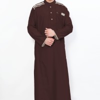 Jual Jubah Muslim Gamis Pria Cordova Maroon AL-ISRA Murah