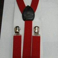 Jual SUSPENDER DEWASA POLOS(MERAH,,,PUTIH,,,COKLAT TUA) Murah