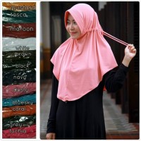 Jual Hijab / Jilbab Serut Polos Murah
