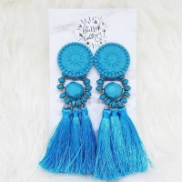 Jual NICKY - LIMITED EDITION LIGHT BLUE STATEMENT EARRINGS Murah