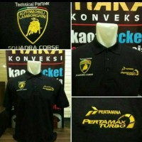 Jual Kaos polo shirt Lamborghini Kaos kerah Baju polo Lamborghini Murah