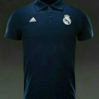 Jual polo shirt kaos kerah Adidas real madrid tshirt pria Murah