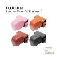 Bag Leather Case Tas Kamera Mirrorless Fujifilm X-A10 XA10