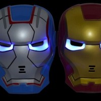 Jual Topeng Iron Man Nyala Lampu LED Limited Edition Main Murah