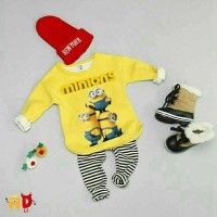Jual ST Minion Yellow Kid-Baju-Celana-Kaos Murah