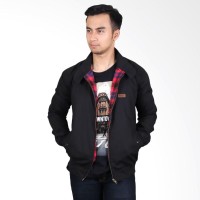 Jual Outerware Neils Harrington Windbreaker Vespa Jaket Pria - Black Murah
