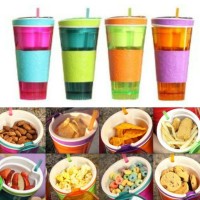Jual Snackeez as seen tv tumbler 2in1 tempat makanan kecil minuman travel Murah