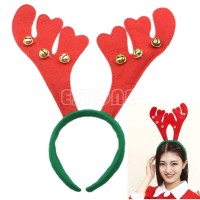 Jual Bando Natal Tanduk Rusa Kuping Merah Bell Lonceng Merry Christmast eve Murah