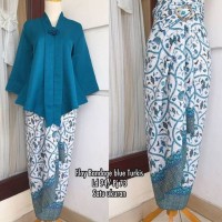 Jual Setelan Kebaya Floy Kutu baru Bandage Blue Turkis Murah