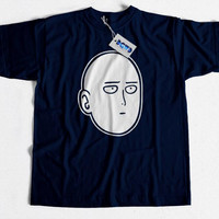 Jual L1111 KAOS SAITAMA ONE PUNCH MAN warna birudon KODE PL1111 Murah