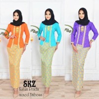 SKZ baju setelan batik wanita rok dan blus atasan bawahan