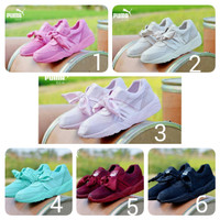 Jual sepatu wanita keren - sepatu wanita kekinian - puma fenty bow - murah Murah