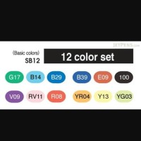 Jual COPIC SKETCH MARKER 12CLR Murah