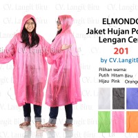 Jual Jas Hujan Karet Murah Poncho CERIA 201 Elmondo Dewasa Motor Batman Murah
