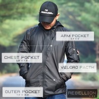 Jual Travel Jaket Rebellion Waterproof Breathable 3 Layer Murah
