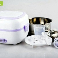 Jual Lunch Box Food Steamer Mini Rice Cooker Egg Boiler Taikeda Murah