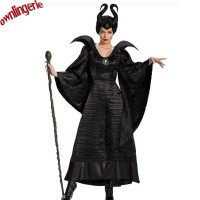 Jual halloween costume kostum maleficent black costume dewasa Murah