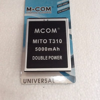 Jual baterai mito T310 double power Murah