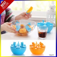 Jual Cetakan ES Krim / Cream / Lolipop/ Lilin Jelly Gagang WARNA BULAT Murah