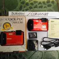 Jual Kamera Underwater Nikon AW 130 AW130 Normal Mulus Kayak Baru Siap Nyel Murah