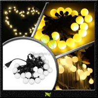 Jual Lampu hias led bulat bola kelereng dekorasi natal twinkle warm white Murah