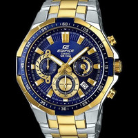Jual jam tangan pria merk CASIO EDIFICE type : EF-554 / EF.554 S.STEEL Murah